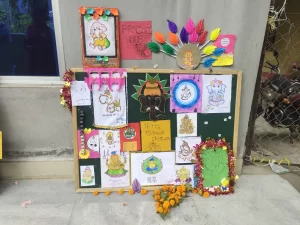 Board Decoration by Kirti with Images  and flowers