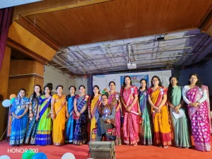 Picture of all staffs with Principal@St.Xavier's public School